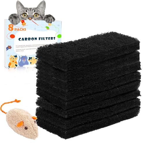 Kohlefilter, kompatibel mit automatischem Katzentoiletten-Roboter, dicker Ersatzfilter zur Absorption von Gerüchen, Kontrolle von Feuchtigkeit von Katzen, hält Ihr Zuhause frisch, 8 Stück Kohlefilter, kompatibel mit automatischem Katzentoiletten-Roboter, dicker Ersatzfilter zur Absorption von Gerüchen, Kontrolle von Feuchtigkeit von Katzen, hält Ihr Zuhause frisch, 8 Stück von KropBom