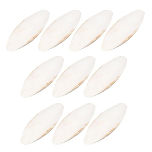 Krujecnt 10 Stück Papageien Kauspielzeug Papagei Cuttlebone Kauspielzeug Tintenfisch Knochen Cuttlebone Beißspielzeug Haustier Biss Tintenfisch Kauspielzeug Entsalzen Tintenfisch Knochen Beißspielzeug von Krujecnt