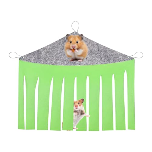 Krujecnt Frettchen-Hängematte | Frettchen-Käfigbett – multifunktionaler Lebensraum Versteck Schlafen Spielen für Hamster Chinchilla Zuckergleiter Haustier Krujecnt Frettchen-Hängematte | Frettchen-Käfigbett – multifunktionaler Lebensraum Versteck Schlafen Spielen für Hamster Chinchilla Zuckergleiter Haustier von Krujecnt
