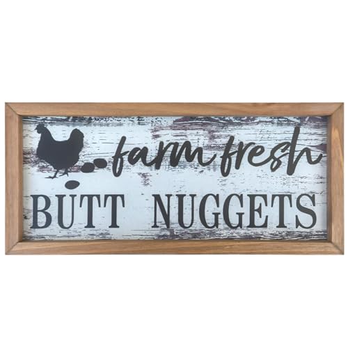 Krujecnt Lustige Hühnerstall Schilder | Hühnerstall Schilder Für Draußen,Farmhaus Deko Wohnaccessoire Wanddeko Geschenkidee Für Garten Haus von Krujecnt