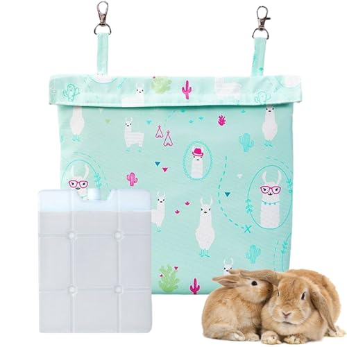 Krujecnt Pet Cage Kühlpad - Kühlplatte für Kleintiere | Aufhängbares Wiederverwendbares Kühlpad Für Kaninchen Nager Meerschweinchen Kleintiere Käfig Krujecnt Pet Cage Kühlpad - Kühlplatte für Kleintiere | Aufhängbares Wiederverwendbares Kühlpad Für Kaninchen Nager Meerschweinchen Kleintiere Käfig von Krujecnt