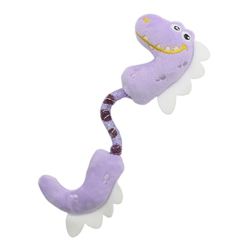 Krujecnt Plüsch-Kauspielzeug, Kätzchen-Schleifzähne-Puppe – Frühlingsdinosaurier, weiches Zahnspielzeug, bissfeste Plüschpuppe für Kätzchen bis mittelgroße Katzen Krujecnt Plüsch-Kauspielzeug, Kätzchen-Schleifzähne-Puppe – Frühlingsdinosaurier, weiches Zahnspielzeug, bissfeste Plüschpuppe für Kätzchen bis mittelgroße Katzen von Krujecnt