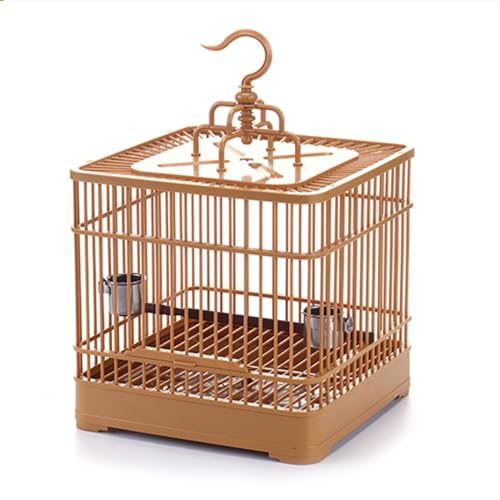 Krujecnt Vogelkäfig Retro Vogelfutterkäfig Atmungsaktiv Vogelträger für kleine Vögel Tragbar Rechteckig Faltbar Anti Fall Vogelfutterstation Vogelträger für Reisen Krujecnt Vogelkäfig Retro Vogelfutterkäfig Atmungsaktiv Vogelträger für kleine Vögel Tragbar Rechteckig Faltbar Anti Fall Vogelfutterstation Vogelträger für Reisen von Krujecnt