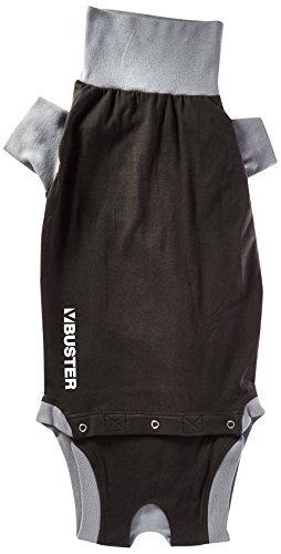 Buster Anzug EasyGo für Hunde - Schwarz/Grau, Large von Kruuse