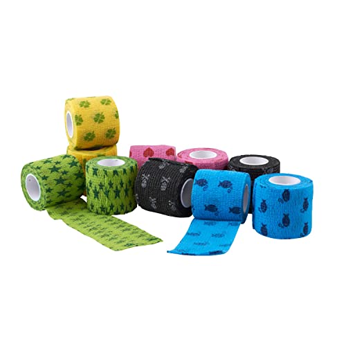 Kruuse Fun-Flex Pet Bandage, 10 sortierte Rollen von Kruuse