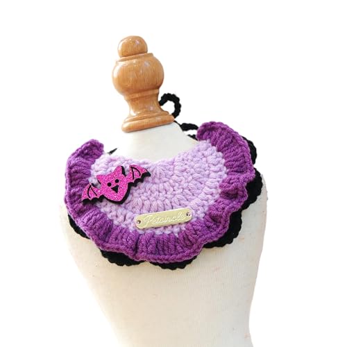 Halloween-Haustier-Halsband, reflektierend, verstellbar, für Hunde und Katzen, sicheres tragbares Polyester-Zubehör, für Hunde und Katzen Halloween-Haustier-Halsband, reflektierend, verstellbar, für Hunde und Katzen, sicheres tragbares Polyester-Zubehör, für Hunde und Katzen von Ksikdeg
