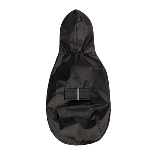 Ksikdeg Hunde-Regenmantel, reflektierende Streifen, Kapuzenpullover, wasserdichter Mantel, wasserabweisend, Kleidung für den Außenbereich von Ksikdeg