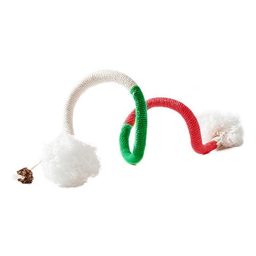 Ksikdeg Verspieltes Baumwollseil für Katzen, Teasing-Seil, Spielzeug, Indoor-Übung, Kauspielzeug, Zahnen, Katzen, neckendes Seil Ksikdeg Verspieltes Baumwollseil für Katzen, Teasing-Seil, Spielzeug, Indoor-Übung, Kauspielzeug, Zahnen, Katzen, neckendes Seil von Ksikdeg
