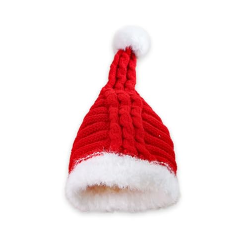 Weihnachtsmütze für Hunde, weicher Strickstoff, warmes Wetter, Haustier-Kopfbedeckung für Urlaubs-Outfits und Outdoor-Aufgaben, gestrickter Hund Weihnachtsmütze für Hunde, weicher Strickstoff, warmes Wetter, Haustier-Kopfbedeckung für Urlaubs-Outfits und Outdoor-Aufgaben, gestrickter Hund von Ksikdeg