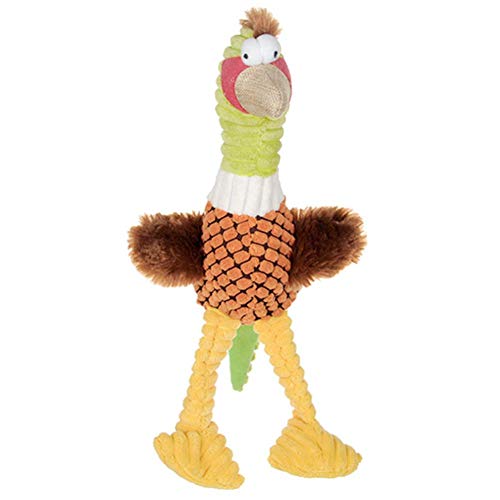 Ksruee Hundespielzeug Vogelform Sound Spielzeug Niedliches Haustier Hund interaktiv Squeaky Spielzeug aus Plush für mentale Stimulation, Training und Indoor-Spiel von Ksruee
