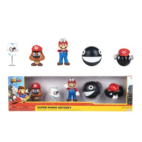 Ksruee Super Mario Mario Odyssey 5er Pack, 6 cm von Ksruee