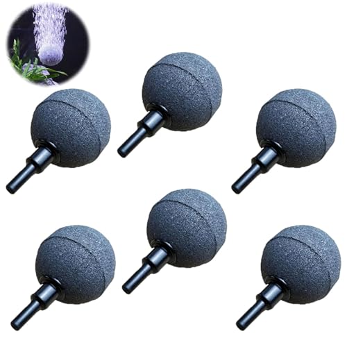 Aquarium Luftstein, 6 Stück, Sauerstoffstein, Sprudelstein, Luftausströmer, 4mm / 8mm Schlauch, Aquarium Luftdiffusor, für Aquarien, Teiche, Fisch Tank, Blasendiffusor, Aquarium Sauerstoffversorgung Aquarium Luftstein, 6 Stück, Sauerstoffstein, Sprudelstein, Luftausströmer, 4mm / 8mm Schlauch, Aquarium Luftdiffusor, für Aquarien, Teiche, Fisch Tank, Blasendiffusor, Aquarium Sauerstoffversorgung von Ktnyl