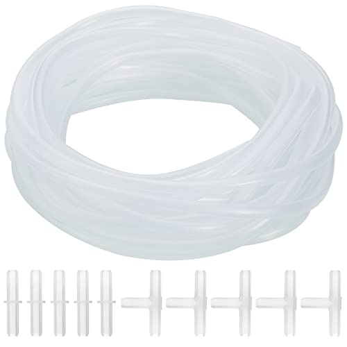 Kuaman 10 m weicher Standard-Luftschlauch mit 10 Verbindungsstücken, 4 x 6 mm durchsichtige Aquarium-Luftleitung, Schlauch, Luftpumpe, Zubehör für Aquarien Kuaman 10 m weicher Standard-Luftschlauch mit 10 Verbindungsstücken, 4 x 6 mm durchsichtige Aquarium-Luftleitung, Schlauch, Luftpumpe, Zubehör für Aquarien von Kuaman
