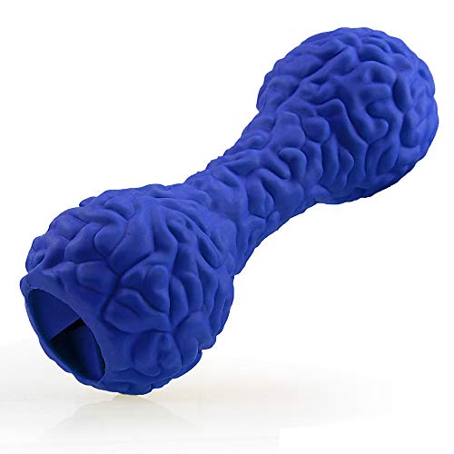 Haustierbedarf Resist Bite Molars Leakage Hundespielzeug Gummihantel Haustierspielzeug (Blau) von Kuangzee