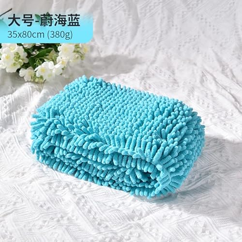 Saugfähiges Handtuch für Haustiere für Hunde und Katzen (Blau) von Kuangzee