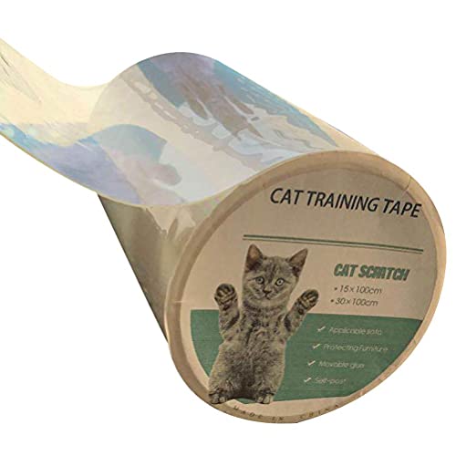 Anti-Scratch-Band für Katzen-Katzen-Kratzerschutz-Anti-Katze-Kratzer-Sofa-Beschützer-Aufkleber-Katzen-Kratzer-Pfosten für Couch-Teppichtüren Treppen Autositze Anti-Scratch-Band für Katzen-Katzen-Kratzerschutz-Anti-Katze-Kratzer-Sofa-Beschützer-Aufkleber-Katzen-Kratzer-Pfosten für Couch-Teppichtüren Treppen Autositze von Kuashidai