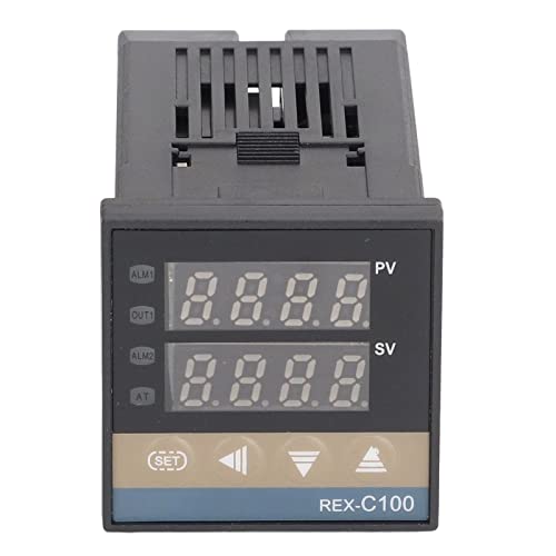 Kufoo Digitales PID-Temperaturregler-Set, Digitale LED-Temperaturregler mit Schneller Reaktion, 3-teilig für den Bauernhof (40A) von Kufoo