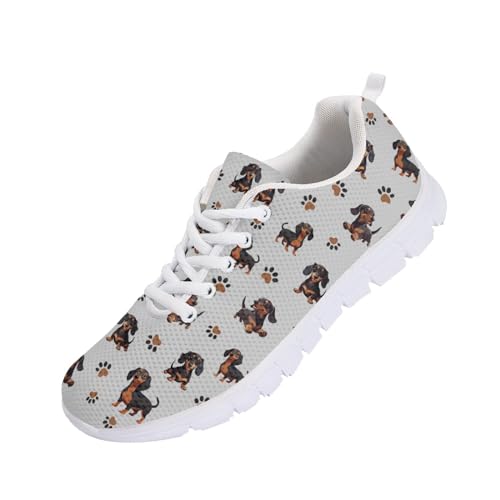 Kuiaobaty Damen-Arbeitsschuhe, rutschfest, Cartoon-Katzen, niedlicher Krankenschwester-Mädchen-Druck, leicht, Stillschuhe, flach, Dackel-Hundepfote, 36.5 EU Kuiaobaty Damen-Arbeitsschuhe, rutschfest, Cartoon-Katzen, niedlicher Krankenschwester-Mädchen-Druck, leicht, Stillschuhe, flach, Dackel-Hundepfote, 36.5 EU von Kuiaobaty