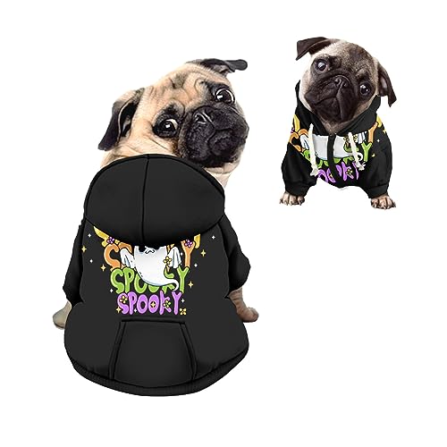 Kuiaobaty Niedlicher Geist Druck Hund Pullover Hoodie Welpen Haustiere Kleidung, Spaß Halloween Kleine Hund Hoodies Playwear Sweatshirt für Hunde Katzen Kuiaobaty Niedlicher Geist Druck Hund Pullover Hoodie Welpen Haustiere Kleidung, Spaß Halloween Kleine Hund Hoodies Playwear Sweatshirt für Hunde Katzen von Kuiaobaty