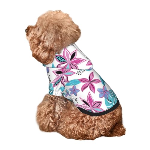 Kuilepa Hunde-Kapuzenpullover im hawaiianischen Stil, Sicherheits-Hundepullover, Hunde-Kapuzenpullover für kleine, mittelgroße und große Hunde (Größe XS-XXL) von Kuilepa