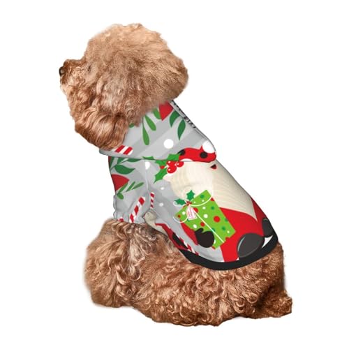 Kuilepa Hunde-Kapuzenpullover mit Zwergen- und Büffelmuster, für kleine, mittelgroße und große Hunde, Größe XS - XXL Kuilepa Hunde-Kapuzenpullover mit Zwergen- und Büffelmuster, für kleine, mittelgroße und große Hunde, Größe XS - XXL von Kuilepa