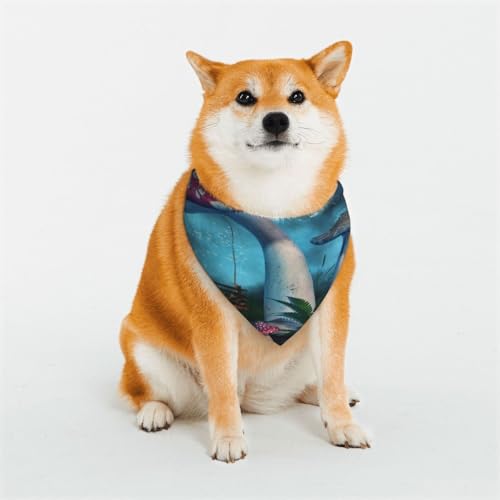 Kuilepa Hundehalstuch, Motiv: Fantasie-Pilze, Geburtstagsgeschenk, waschbar, Bandana für kleine bis große Hunde, Welpen, Katzen, groß Kuilepa Hundehalstuch, Motiv: Fantasie-Pilze, Geburtstagsgeschenk, waschbar, Bandana für kleine bis große Hunde, Welpen, Katzen, groß von Kuilepa
