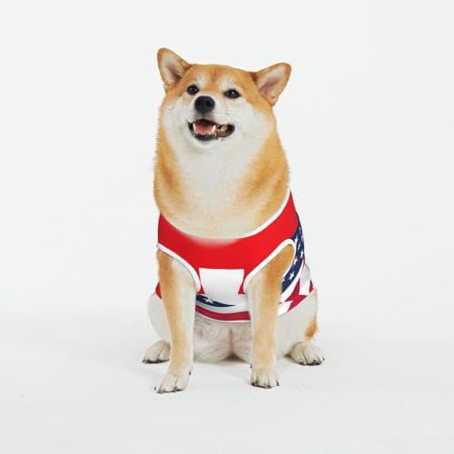 Kuilepa Hundepullover mit Aufdruck "USA Switzerland" für kaltes Wetter, Hunde-Sweatshirt, Hundejacke für drinnen und draußen von Kuilepa