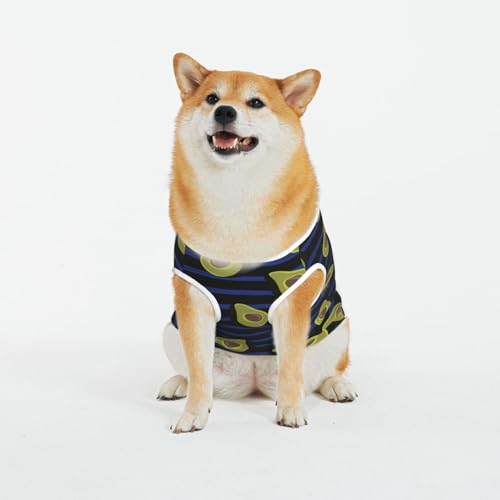 Kuilepa Hundepullover mit Avocado-Druck, für kaltes Wetter, Hunde-Sweatshirt, Hundejacke für drinnen und draußen von Kuilepa