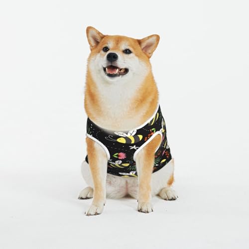 Kuilepa Hundepullover mit Bienenmuster, für kaltes Wetter, Hunde-Sweatshirt, Hundejacke für drinnen und draußen von Kuilepa