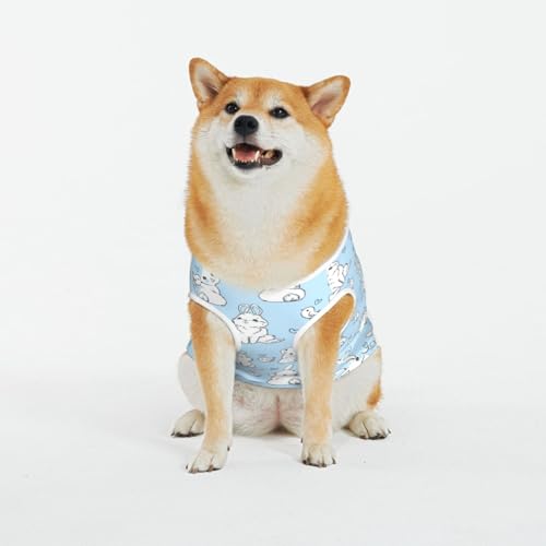 Kuilepa Hundepullover mit Kaninchen- und Vogel-Druck, für kaltes Wetter, Hunde-Sweatshirt, Hundejacke für drinnen und draußen Kuilepa Hundepullover mit Kaninchen- und Vogel-Druck, für kaltes Wetter, Hunde-Sweatshirt, Hundejacke für drinnen und draußen von Kuilepa