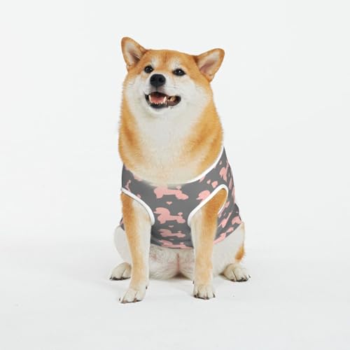 Kuilepa Hundepullover mit Pudel-Aufdruck, für kaltes Wetter, Hunde-Sweatshirt, Hundejacke für drinnen und draußen von Kuilepa