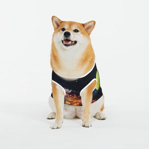 Kuilepa Hundepullover mit Tennisball in Fire1, bedruckt, für kaltes Wetter, Hunde-Sweatshirt, Hundejacke für drinnen und draußen von Kuilepa