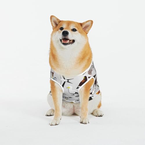 Kuilepa Hundepullover mit Tier-Vogel-Druck, für kaltes Wetter, Hunde-Sweatshirt, Hundejacke für drinnen und draußen Kuilepa Hundepullover mit Tier-Vogel-Druck, für kaltes Wetter, Hunde-Sweatshirt, Hundejacke für drinnen und draußen von Kuilepa