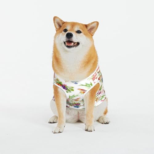 Kuilepa Hundepullover mit Vogel- und Blumendruck, für kaltes Wetter, Hunde-Sweatshirt, Hundejacke für drinnen und draußen Kuilepa Hundepullover mit Vogel- und Blumendruck, für kaltes Wetter, Hunde-Sweatshirt, Hundejacke für drinnen und draußen von Kuilepa