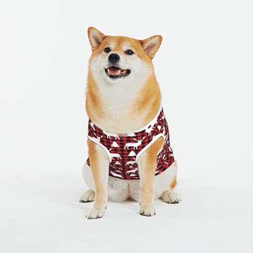 Kuilepa Hundepullover mit Weihnachts- und Neujahrsaufdruck, für kaltes Wetter, Hunde-Sweatshirt, Hundejacke für drinnen und draußen von Kuilepa