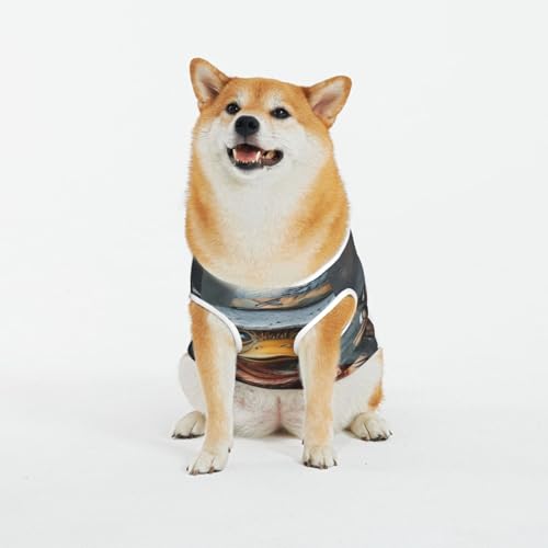 Kuilepa Hundepullover mit Western-Cowboy-Entenmuster, für kaltes Wetter, Hunde-Sweatshirt, Hundejacke für drinnen und draußen von Kuilepa