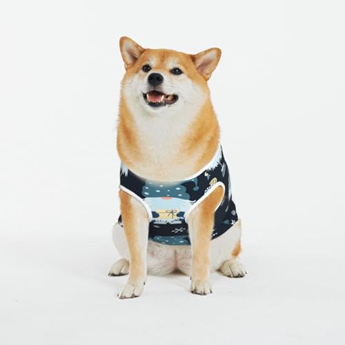 Kuilepa Hundepullover mit Zwergen- und Schneeflocken-Aufdruck, für kaltes Wetter, Hunde-Sweatshirt, Hundejacke für drinnen und draußen von Kuilepa