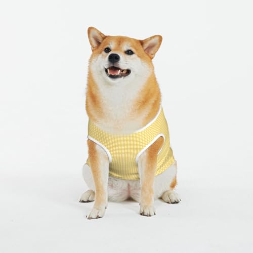 Kuilepa Hundepullover mit gelbem Vichy-Muster, für kaltes Wetter, Hunde-Sweatshirt, Hundejacke für drinnen und draußen Kuilepa Hundepullover mit gelbem Vichy-Muster, für kaltes Wetter, Hunde-Sweatshirt, Hundejacke für drinnen und draußen von Kuilepa