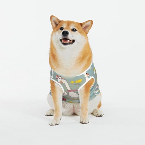 Kuilepa Hundepullover mit niedlichem Bauernhof-Vogel-Aufdruck, für den Innen- und Außenbereich geeignet Kuilepa Hundepullover mit niedlichem Bauernhof-Vogel-Aufdruck, für den Innen- und Außenbereich geeignet von Kuilepa