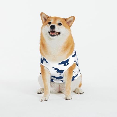 Kuilepa Hundepullover mit niedlichem Cartoon-Dinosaurier-Druck, für kaltes Wetter, Hunde-Sweatshirt, Hundejacke für drinnen und draußen Kuilepa Hundepullover mit niedlichem Cartoon-Dinosaurier-Druck, für kaltes Wetter, Hunde-Sweatshirt, Hundejacke für drinnen und draußen von Kuilepa