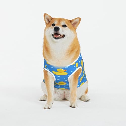Kuilepa Hundepullover mit niedlichem gelben Gummienten-Druck, Hundepullover, für kaltes Wetter, Hunde-Sweatshirt, Hundejacke für drinnen und draußen Kuilepa Hundepullover mit niedlichem gelben Gummienten-Druck, Hundepullover, für kaltes Wetter, Hunde-Sweatshirt, Hundejacke für drinnen und draußen von Kuilepa