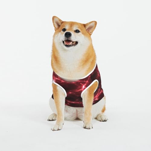 Kuilepa Hundepullover mit rotem Linienaufdruck, für kaltes Wetter, Hunde-Sweatshirt, Hundejacke für drinnen und draußen Kuilepa Hundepullover mit rotem Linienaufdruck, für kaltes Wetter, Hunde-Sweatshirt, Hundejacke für drinnen und draußen von Kuilepa