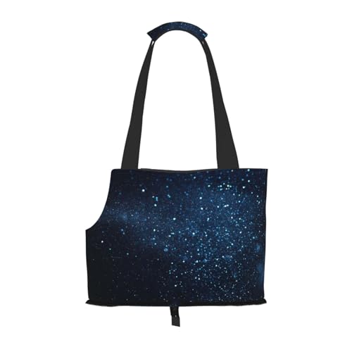 Kuilepa Hundetragetasche für kleine Hunde, mit weichen Seiten, mit Glitzer, Retro-Druck, mit Taschen, tragbar, für mittelgroße Hunde, Welpen, große Katzen, Reisehandtasche von Kuilepa