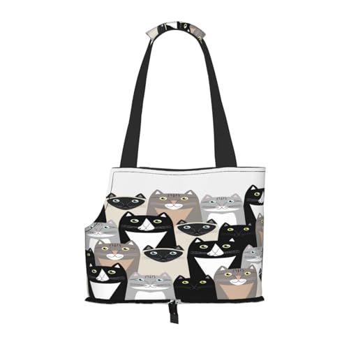 Kuilepa Hundetragetasche für kleine Hunde, weiche Seiten, mit Taschen, tragbar, mittelgroße Hunde, Welpen, große Katzen, Reisehandtasche für Wandern, Reisen, Outdoor von Kuilepa