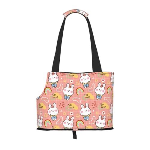 Kuilepa Hundetragetasche für kleine Hunde, weiche Seiten, mit Taschen, tragbar, mittelgroße Hunde, Welpen, große Katzen, Reisehandtasche für Wandern, Reisen, Outdoor von Kuilepa