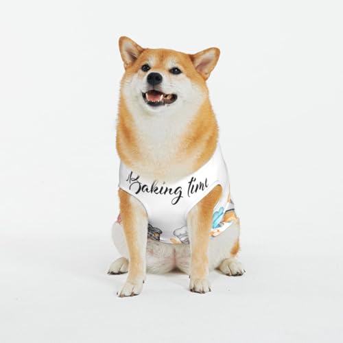 Kuilepa Little Chef Hundepullover mit Zwergen-Druck, für kaltes Wetter, Hunde-Sweatshirt, Hundejacke für drinnen und draußen von Kuilepa