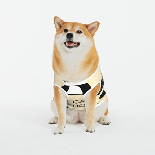 Kuilepa Panda Doing Hundepullover mit Yoga-Aufdruck, für kaltes Wetter, Hunde-Sweatshirt, Hundejacke für drinnen und draußen von Kuilepa