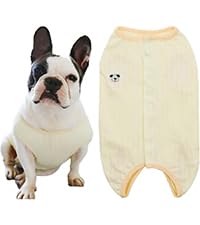 Kukaster Pet Hundebody Nach Op Kastration Hündin Rüde Wundschutzanzüge für Französische Bulldogge, Nylonschnalle für Haarausfall, Allergien Rasur, FD01 Yellow XL Kukaster Pet Hundebody Nach Op Kastration Hündin Rüde Wundschutzanzüge für Französische Bulldogge, Nylonschnalle für Haarausfall, Allergien Rasur, FD01 Yellow XL von Kukaster Pet