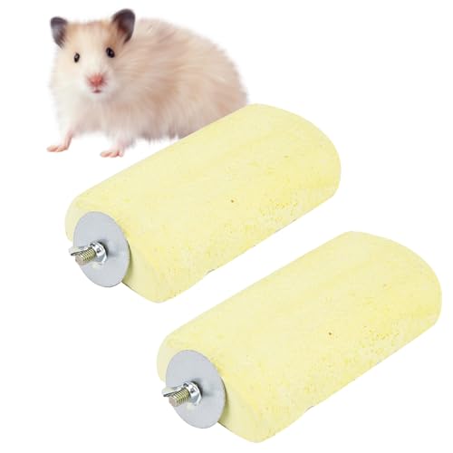 2pcs Vogelperchständer, Vogelschnabel Schleifstein Calciumzähne Mund Molar Schleifstein Papagei Kautspielzeug für Papageienhamster Chinchilla 2pcs Vogelperchständer, Vogelschnabel Schleifstein Calciumzähne Mund Molar Schleifstein Papagei Kautspielzeug für Papageienhamster Chinchilla von Kukyller