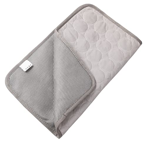 Kukyller Hundekühlmatte, extra großes Haustierkühlkissen atmungsaktives Sommer Haustier Bett EIS Seidenkühlkissen für Hunde Katzen Katzen (XL/100 * 70cm) von Kukyller